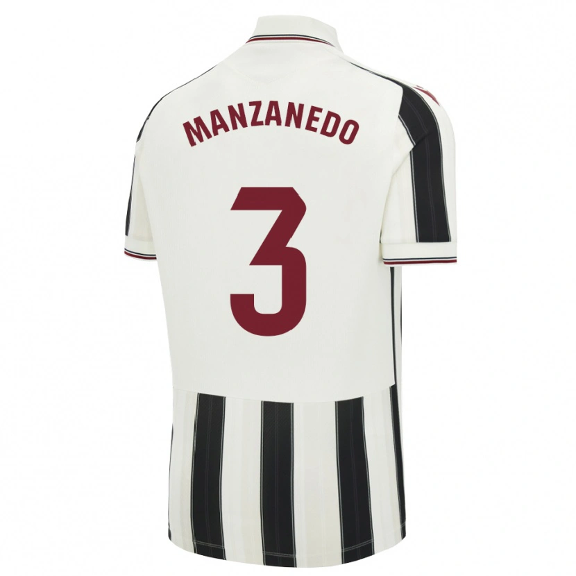 Danxen Men Aitor Manzanedo #3 Black White Red Away Jersey 2026/27 T-Shirt
