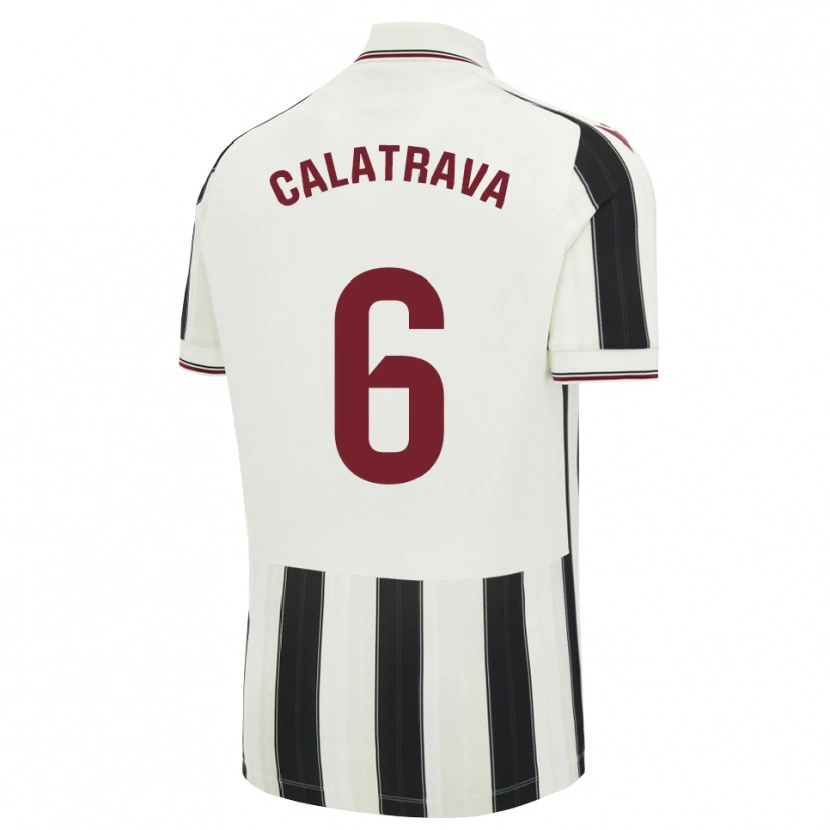 Danxen Men Alberto Calatrava #6 Black White Red Away Jersey 2026/27 T-Shirt