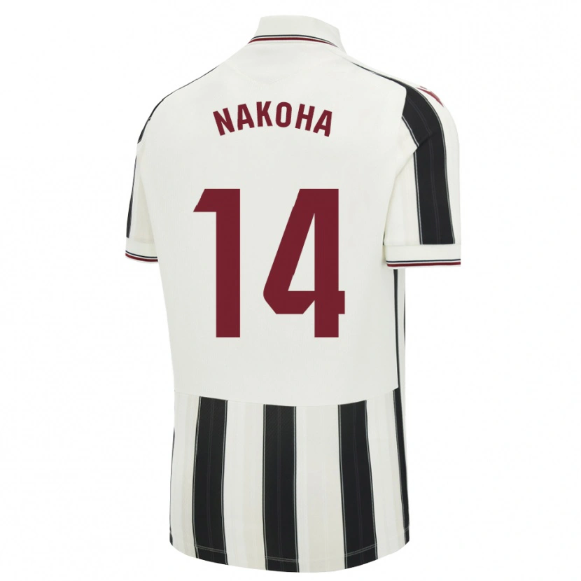 Danxen Men Huseini Nakoha #14 Black White Red Away Jersey 2026/27 T-Shirt