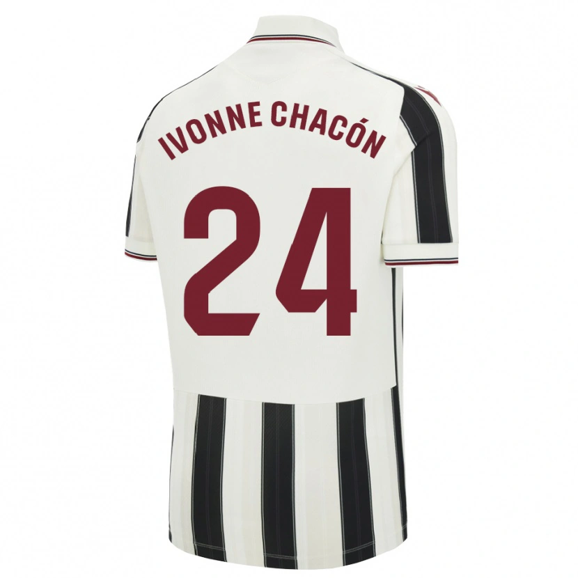 Danxen Men Ivonne Chacón #24 Black White Red Away Jersey 2026/27 T-Shirt