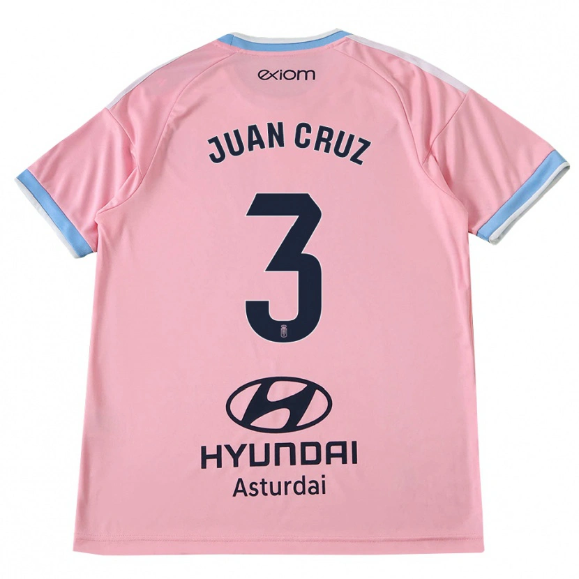 Danxen Men Juan Cruz #3 Cornflower Blue Pink Away Jersey 2026/27 T-Shirt