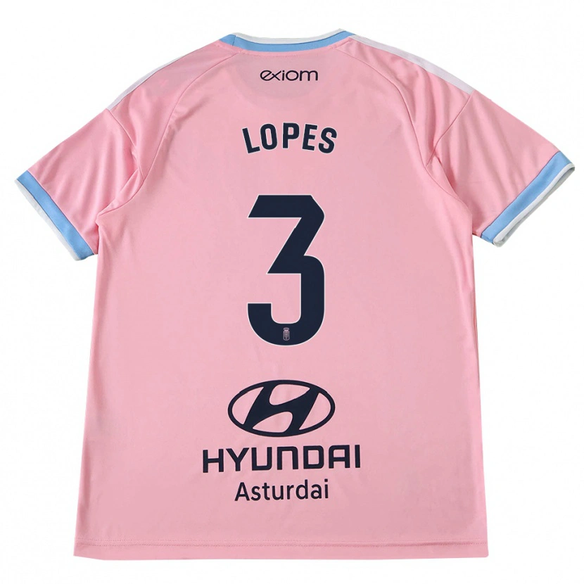 Danxen Men Adrián Lopes #3 Cornflower Blue Pink Away Jersey 2026/27 T-Shirt
