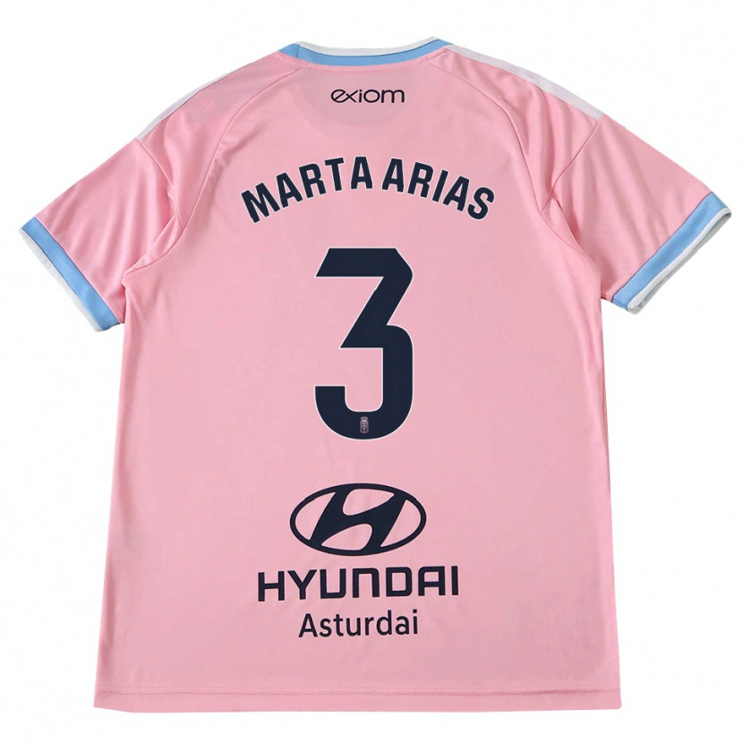 Danxen Men Marta Arias #3 Cornflower Blue Pink Away Jersey 2026/27 T-Shirt