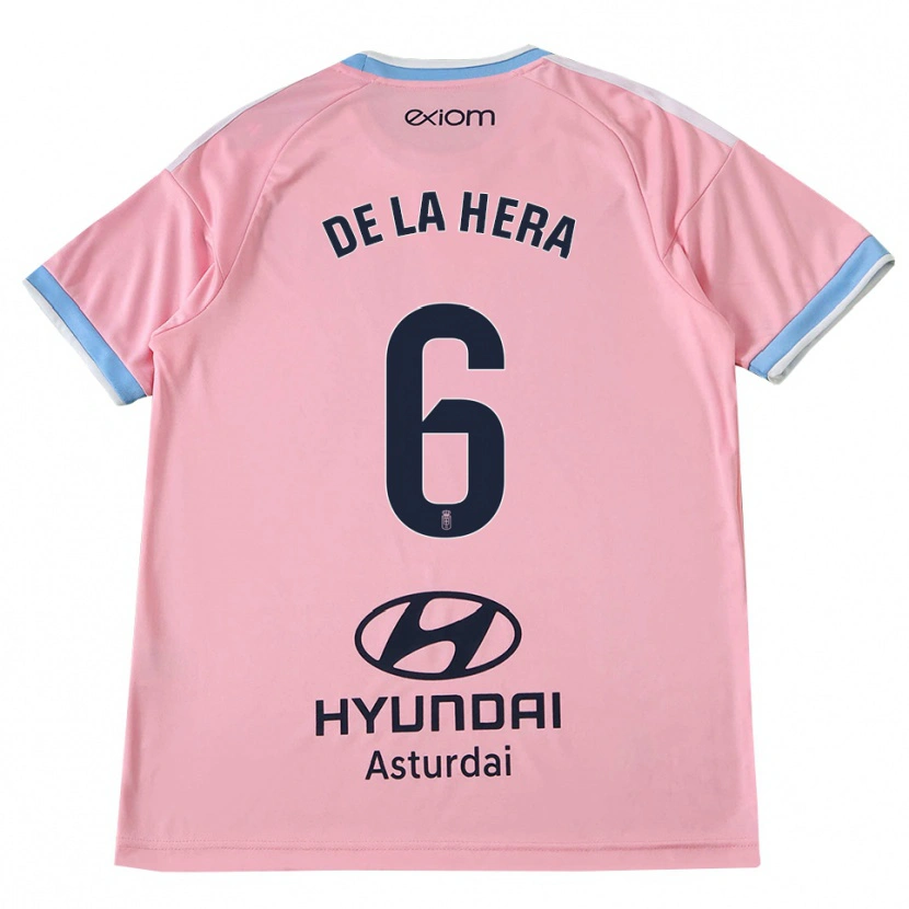 Danxen Men Óscar De La Hera #6 Cornflower Blue Pink Away Jersey 2026/27 T-Shirt