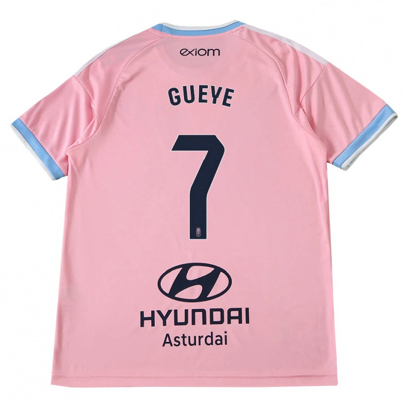 Danxen Men Lamine Gueye #7 Cornflower Blue Pink Away Jersey 2026/27 T-Shirt