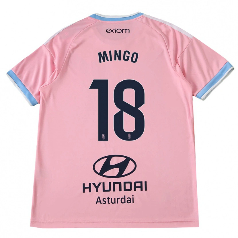 Danxen Men Víctor Mingo #18 Cornflower Blue Pink Away Jersey 2026/27 T-Shirt