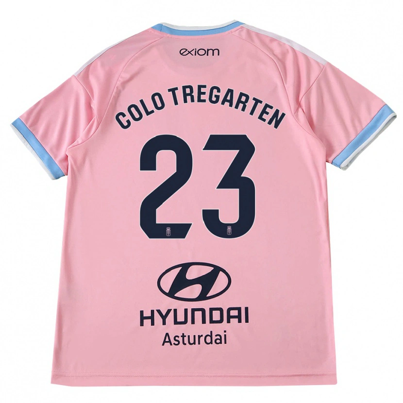 Danxen Men Colo Tregarten #23 Cornflower Blue Pink Away Jersey 2026/27 T-Shirt
