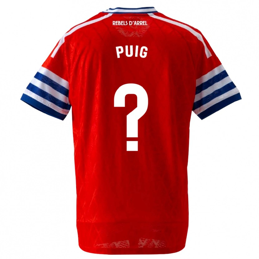 Danxen Men Pol Puig #0 Royal Blue Red Away Jersey 2026/27 T-Shirt