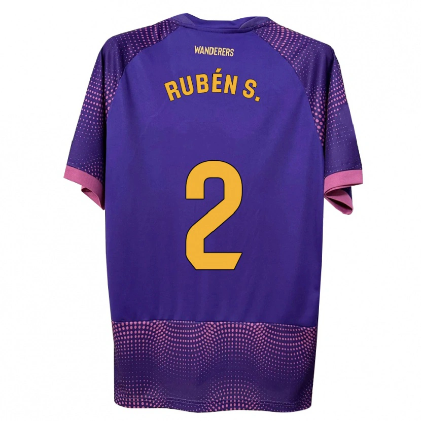 Danxen Men Rubén Sánchez #2 Purple White Pink Away Jersey 2026/27 T-Shirt