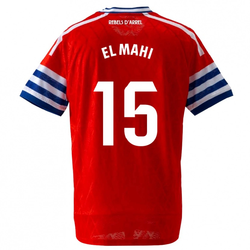 Danxen Men Moha El Mahi #15 Royal Blue Red Away Jersey 2026/27 T-Shirt