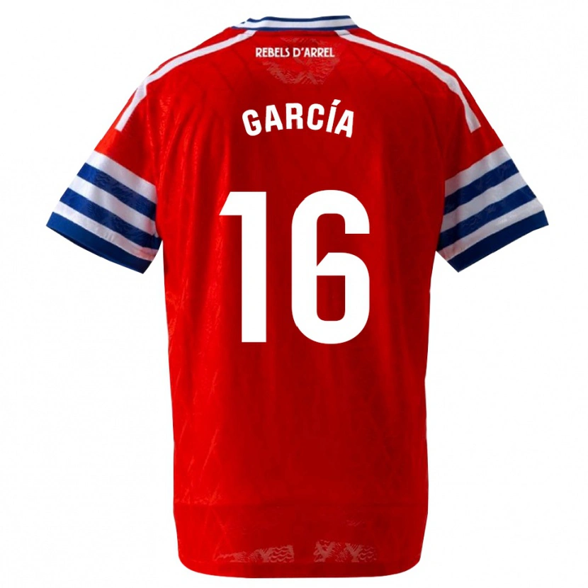 Danxen Men Marc García #16 Royal Blue Red Away Jersey 2026/27 T-Shirt