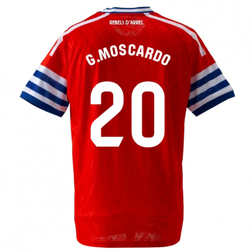 Danxen Men Gabriel Moscardo #20 Royal Blue Red Away Jersey 2026/27 T-Shirt