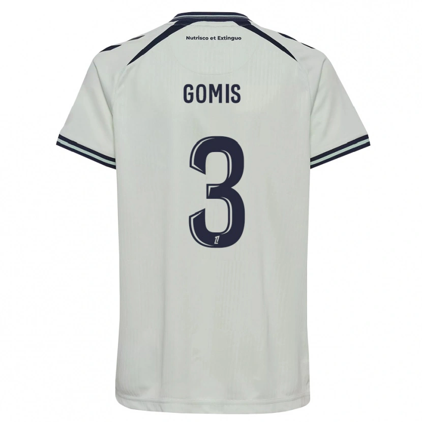 Danxen Men Georges Gomis #3 Midnight Blue White Away Jersey 2026/27 T-Shirt
