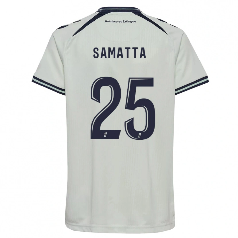 Danxen Men Mbwana Samatta #25 Midnight Blue White Away Jersey 2026/27 T-Shirt
