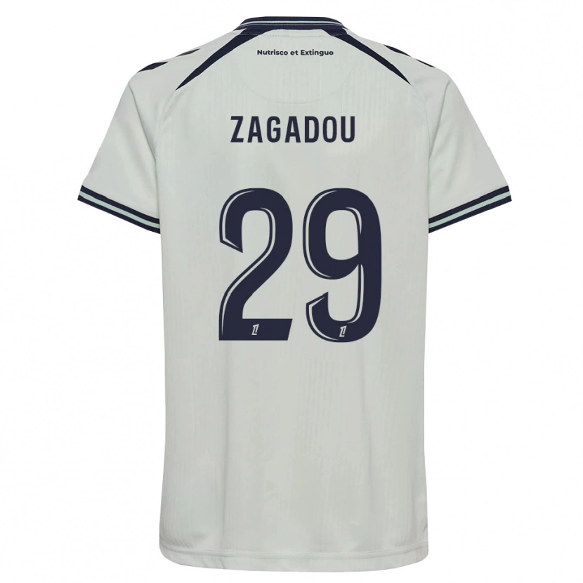 Danxen Men Stephan Zagadou #29 Midnight Blue White Away Jersey 2026/27 T-Shirt