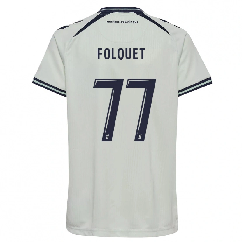 Danxen Men Magnaba Folquet #77 Midnight Blue White Away Jersey 2026/27 T-Shirt
