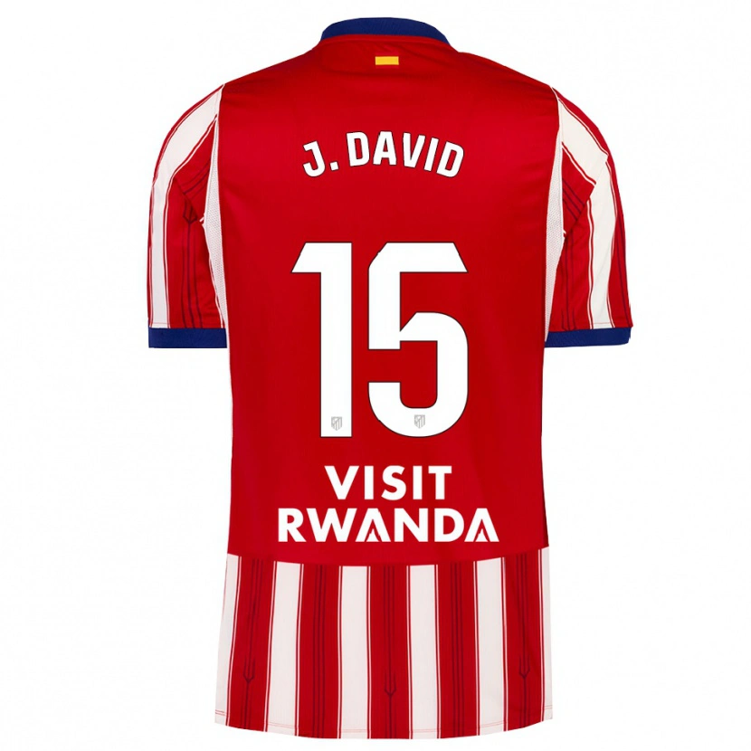 Danxen Men Jonathan David #15 Royal Blue Red White Home Jersey 2026/27 T-Shirt