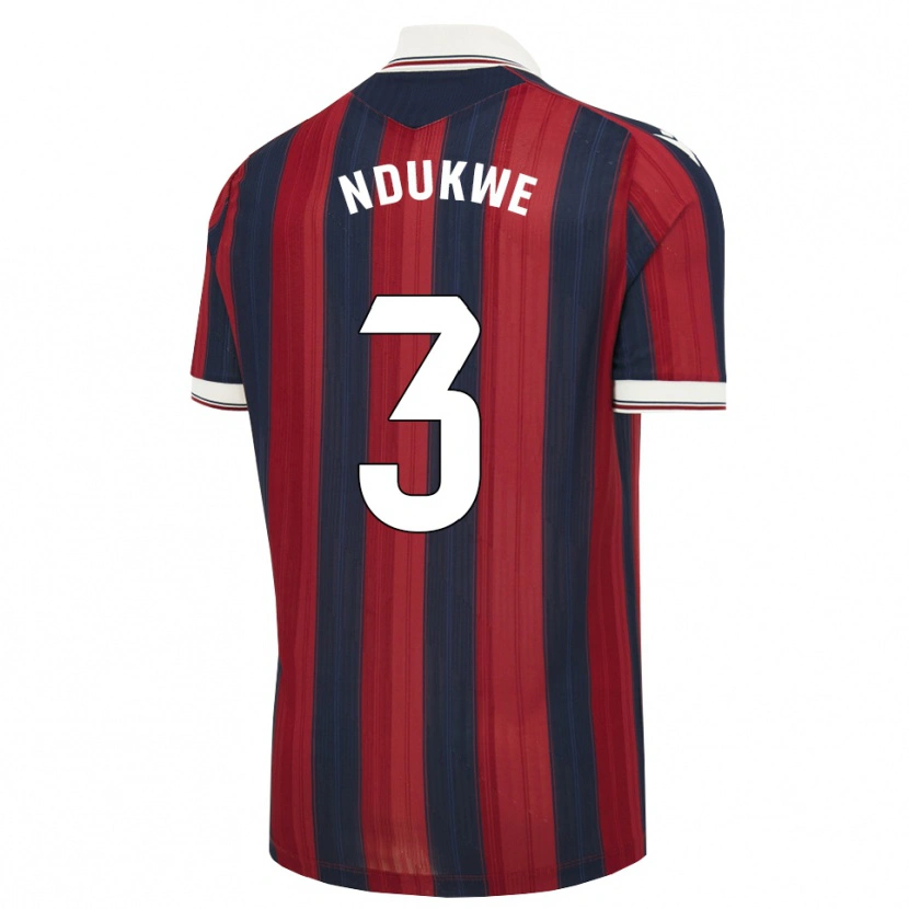 Danxen Women Ifeanyi Ndukwe #3 Midnight Blue Red Home Jersey 2026/27 T-Shirt
