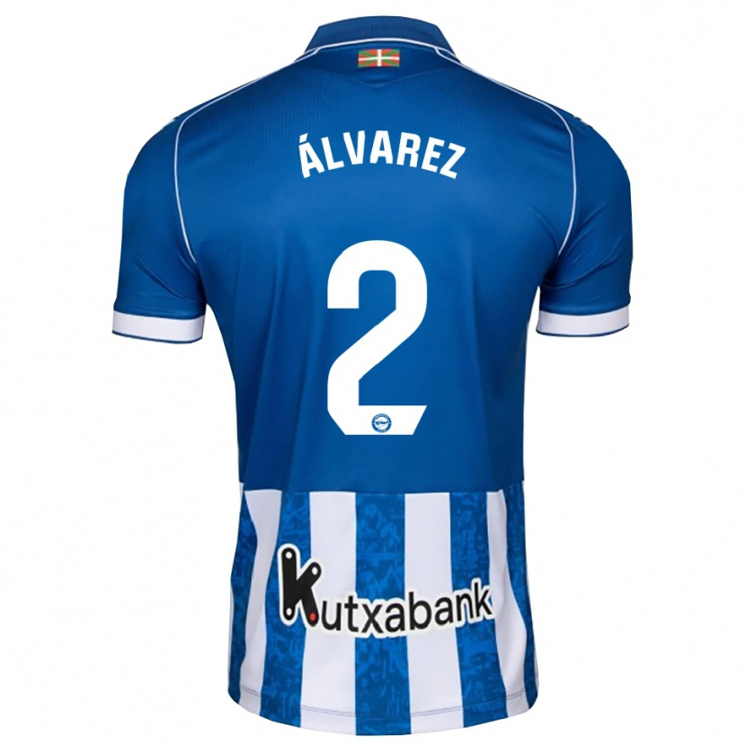 Danxen Women Joseda Álvarez #2 Blue White Black Home Jersey 2026/27 T-Shirt