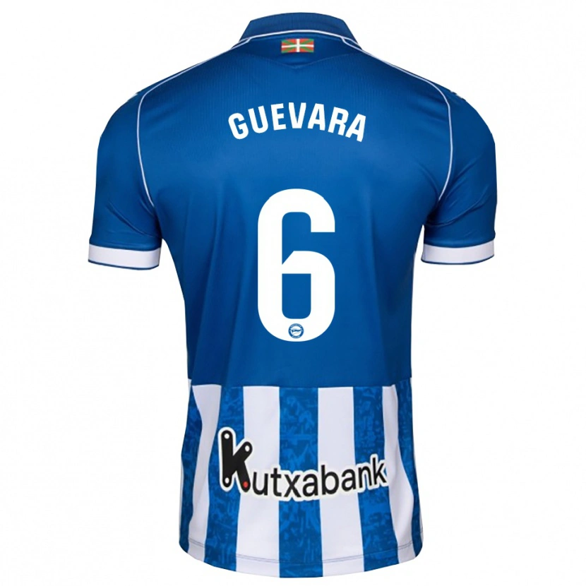Danxen Women Ander Guevara #6 Blue White Black Home Jersey 2026/27 T-Shirt