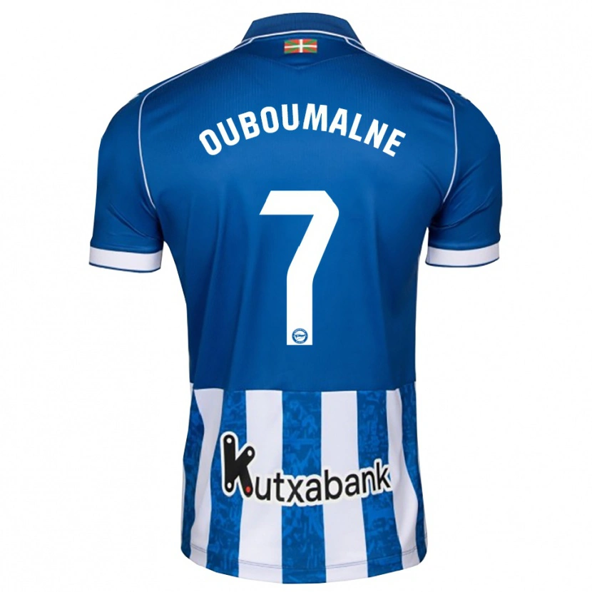 Danxen Women Ibra Ouboumalne #7 Blue White Black Home Jersey 2026/27 T-Shirt