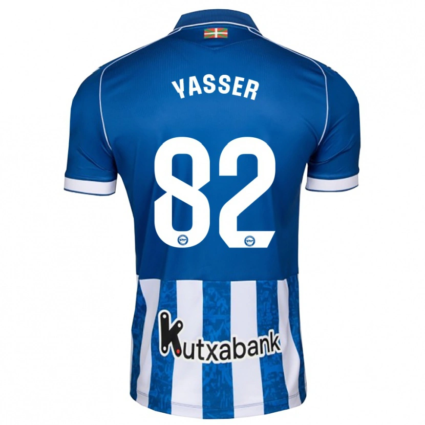 Danxen Women Omar Yasser #82 Blue White Black Home Jersey 2026/27 T-Shirt