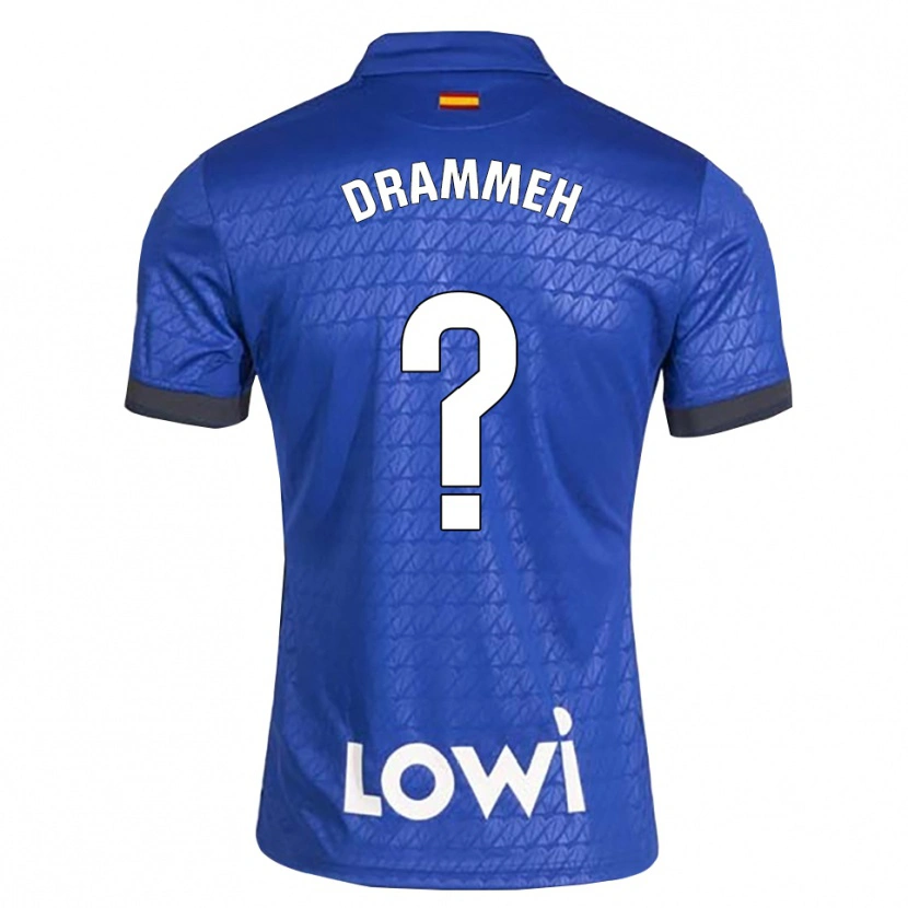 Danxen Women Ebrahima Drammeh #0 Blue White Black Home Jersey 2026/27 T-Shirt