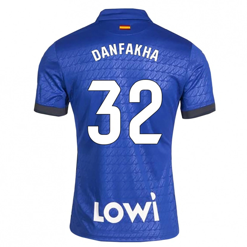 Danxen Women Ibrahima Danfakha #32 Blue White Black Home Jersey 2026/27 T-Shirt