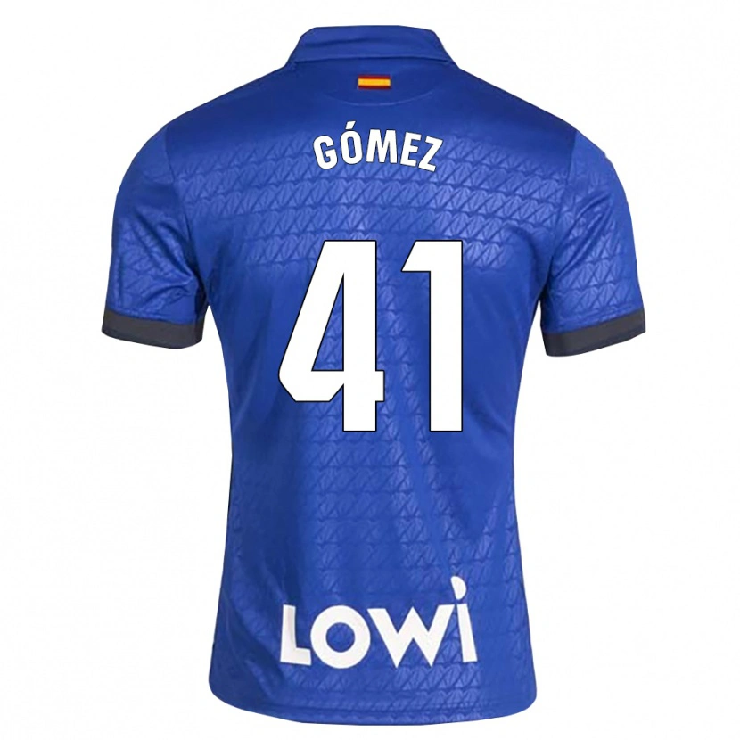 Danxen Women Álvaro Gómez #41 Blue White Black Home Jersey 2026/27 T-Shirt