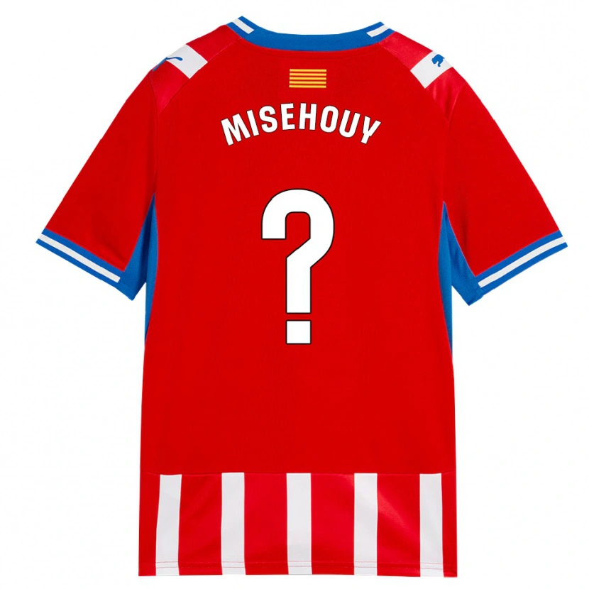 Danxen Women Gabriel Misehouy #0 Red White Sky Blue Home Jersey 2026/27 T-Shirt