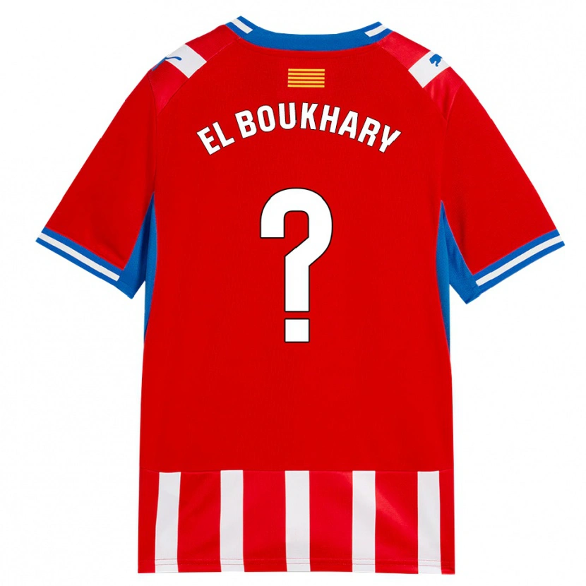 Danxen Women Abdellah El Boukhary #0 Red White Sky Blue Home Jersey 2026/27 T-Shirt
