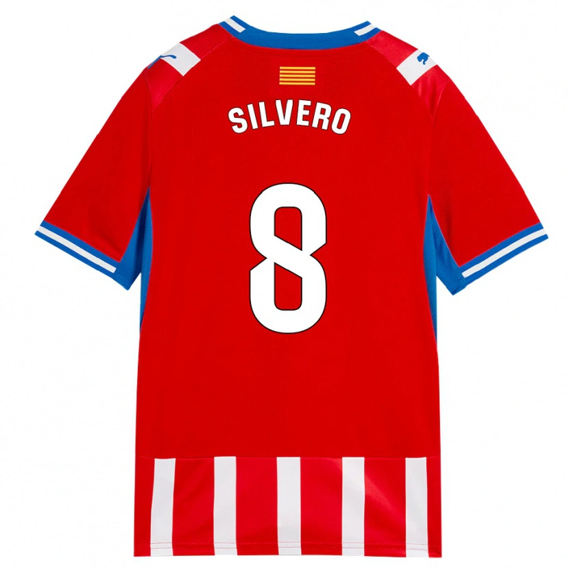 Danxen Women Pol Silvero #8 Red White Sky Blue Home Jersey 2026/27 T-Shirt