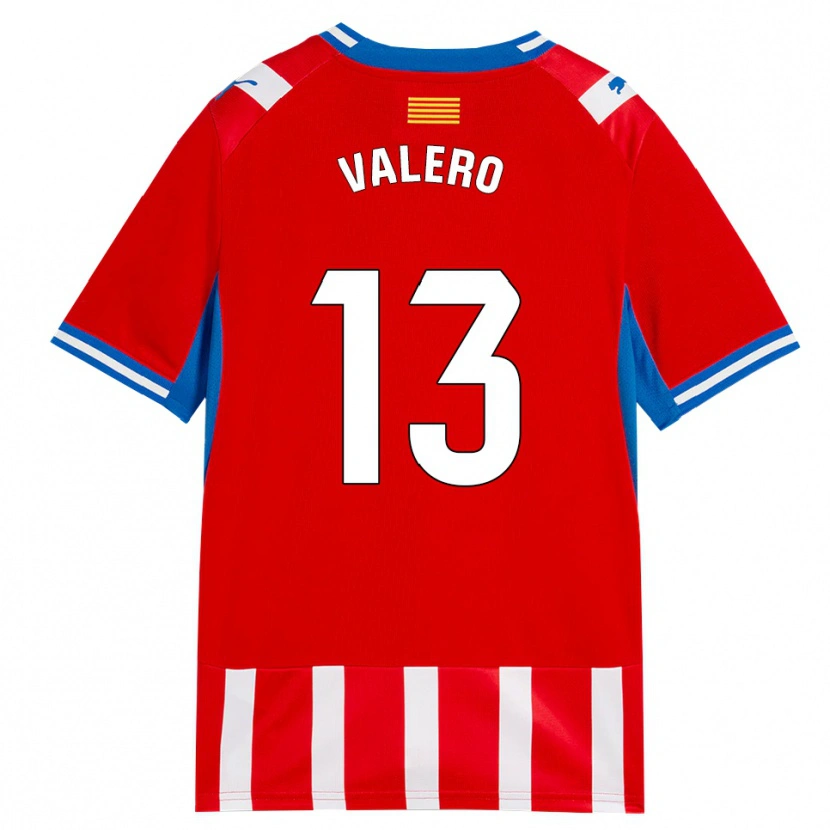 Danxen Women Eliana Valero #13 Red White Sky Blue Home Jersey 2026/27 T-Shirt
