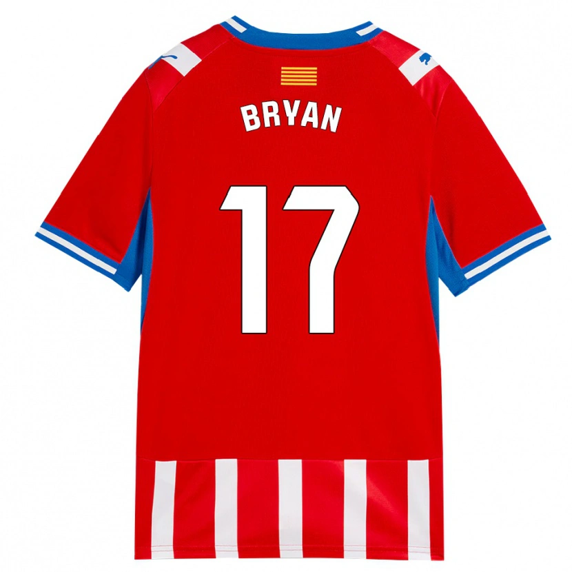 Danxen Women Bryan Gil #17 Red White Sky Blue Home Jersey 2026/27 T-Shirt