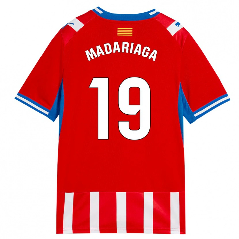 Danxen Women Génesis Madariaga #19 Red White Sky Blue Home Jersey 2026/27 T-Shirt