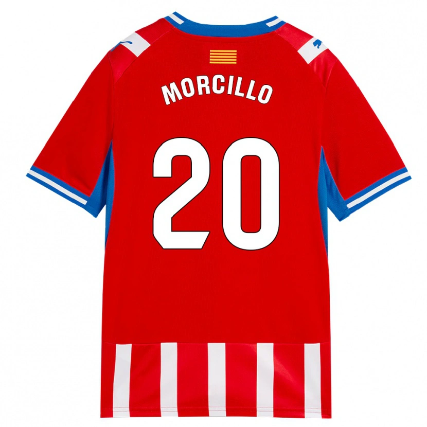 Danxen Women Luis Morcillo #20 Red White Sky Blue Home Jersey 2026/27 T-Shirt