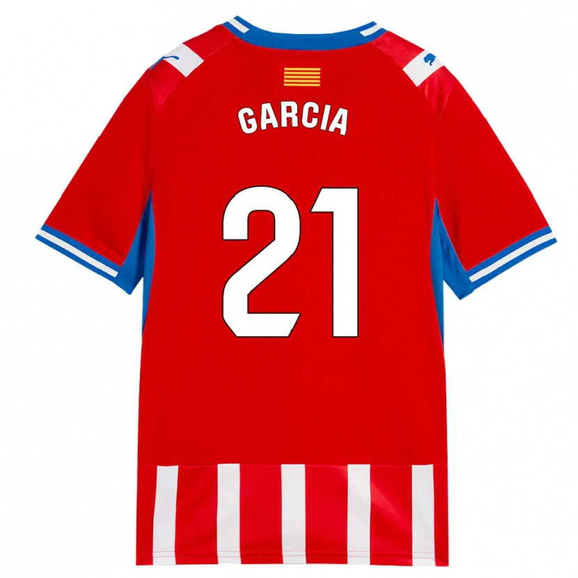 Danxen Women Jastin Garcia #21 Red White Sky Blue Home Jersey 2026/27 T-Shirt