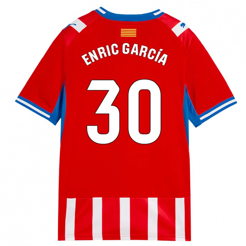 Danxen Women Enric García #30 Red White Sky Blue Home Jersey 2026/27 T-Shirt