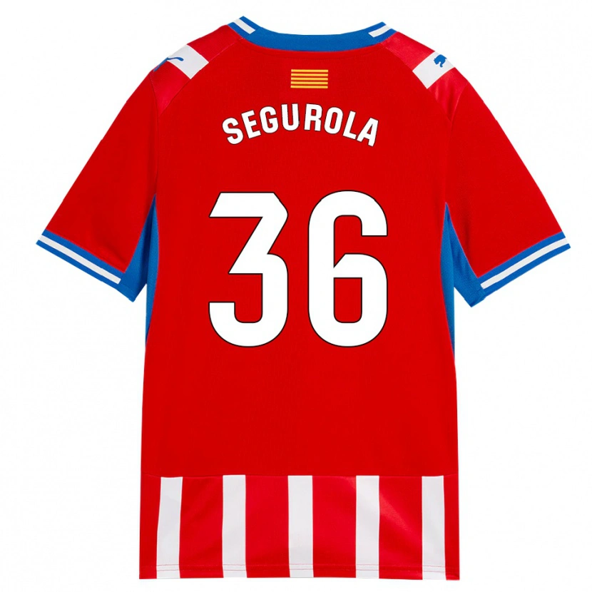 Danxen Women Anartz Segurola #36 Red White Sky Blue Home Jersey 2026/27 T-Shirt