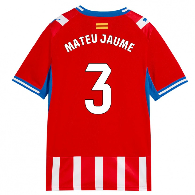 Danxen Women Mateu Morey #3 Red White Sky Blue Home Jersey 2026/27 T-Shirt