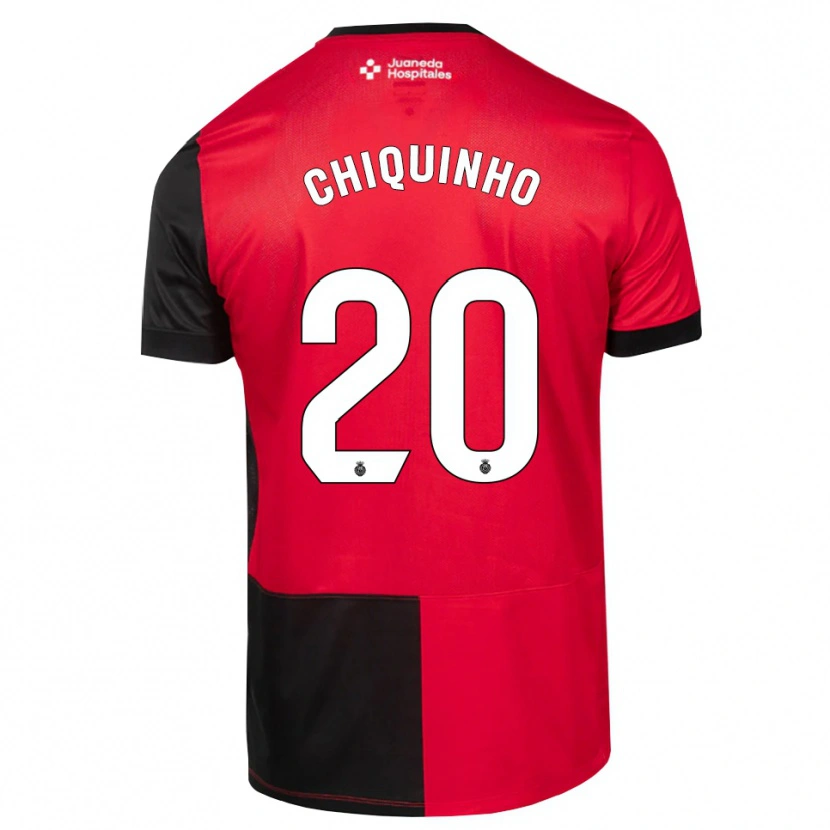Danxen Women Chiquinho #20 Black Red White Home Jersey 2026/27 T-Shirt