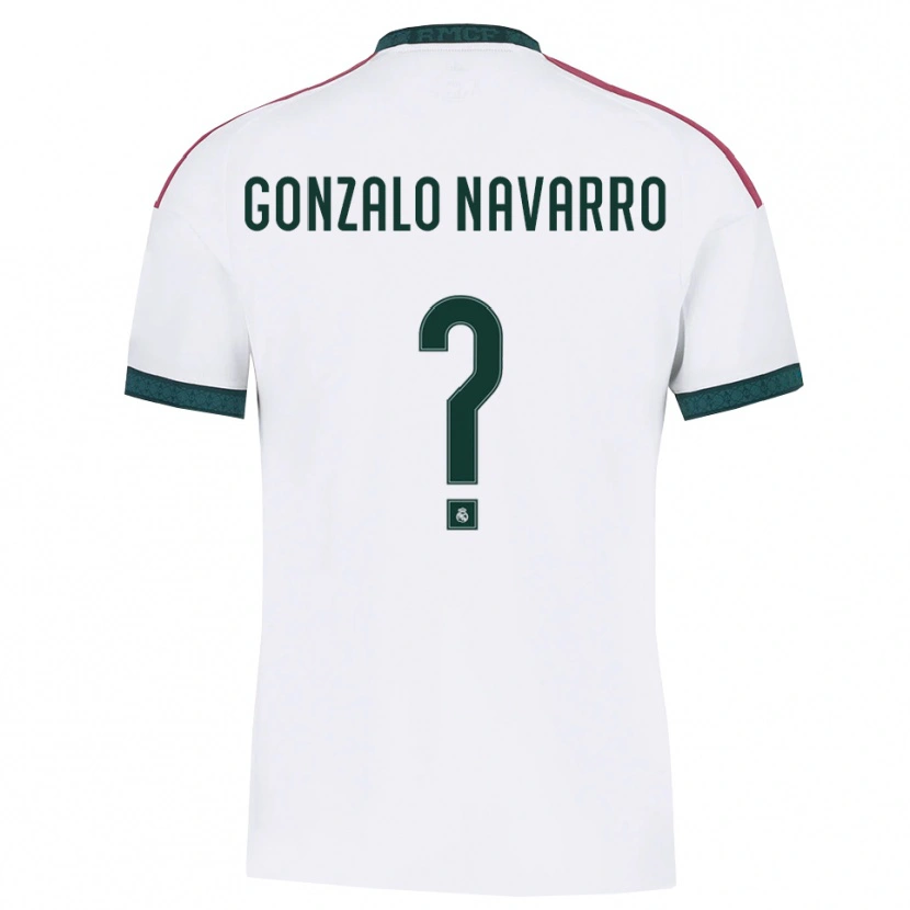 Danxen Women Gonzalo Navarro #0 Dark Green White Red Home Jersey 2026/27 T-Shirt