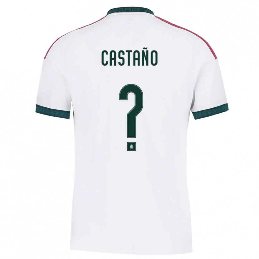 Danxen Women Alejandro Castaño #0 Dark Green White Red Home Jersey 2026/27 T-Shirt