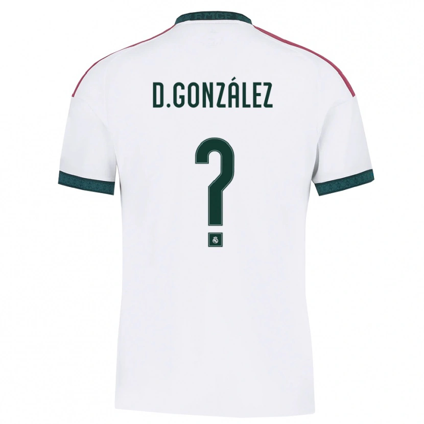 Danxen Women Daniel González #0 Dark Green White Red Home Jersey 2026/27 T-Shirt