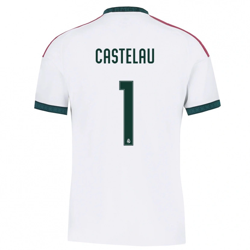 Danxen Women Alber Castelau #1 Dark Green White Red Home Jersey 2026/27 T-Shirt