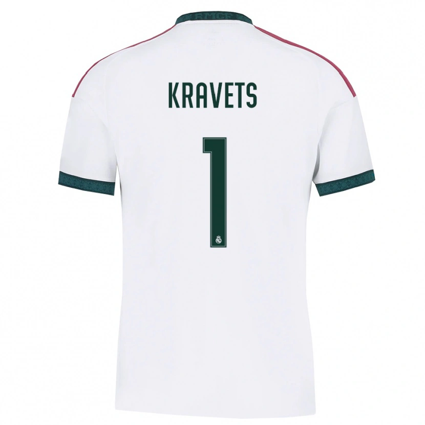 Danxen Women David Kravets #1 Dark Green White Red Home Jersey 2026/27 T-Shirt