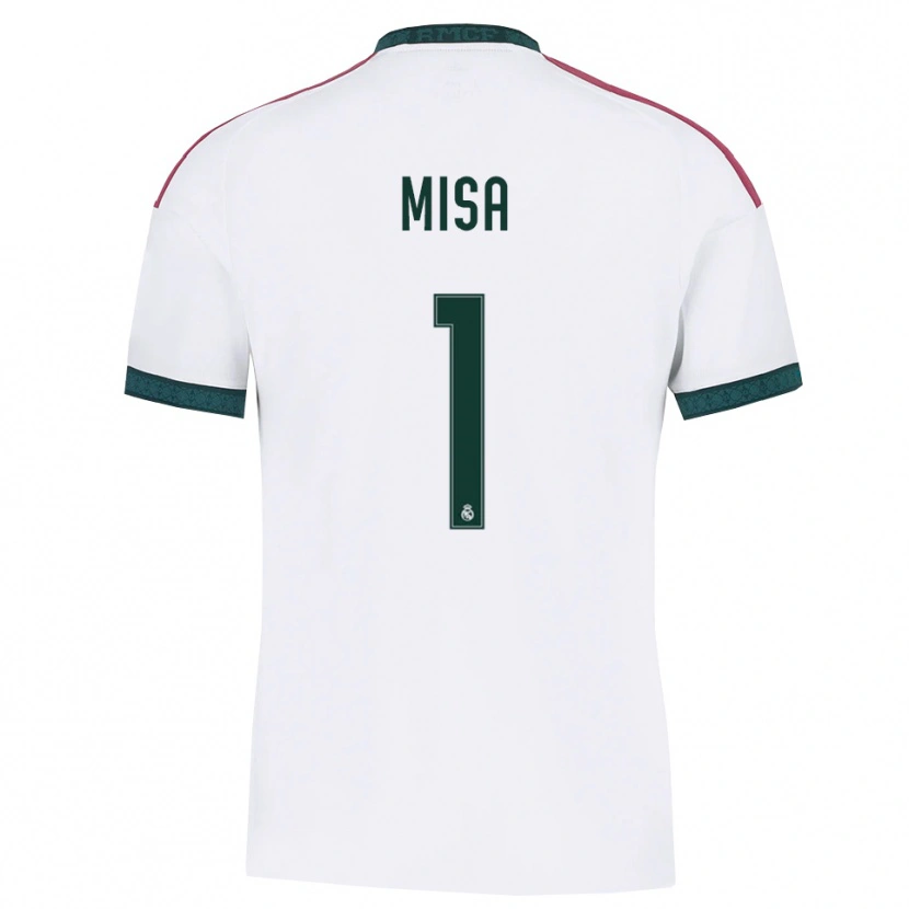 Danxen Women Misa Rodríguez #1 Dark Green White Red Home Jersey 2026/27 T-Shirt