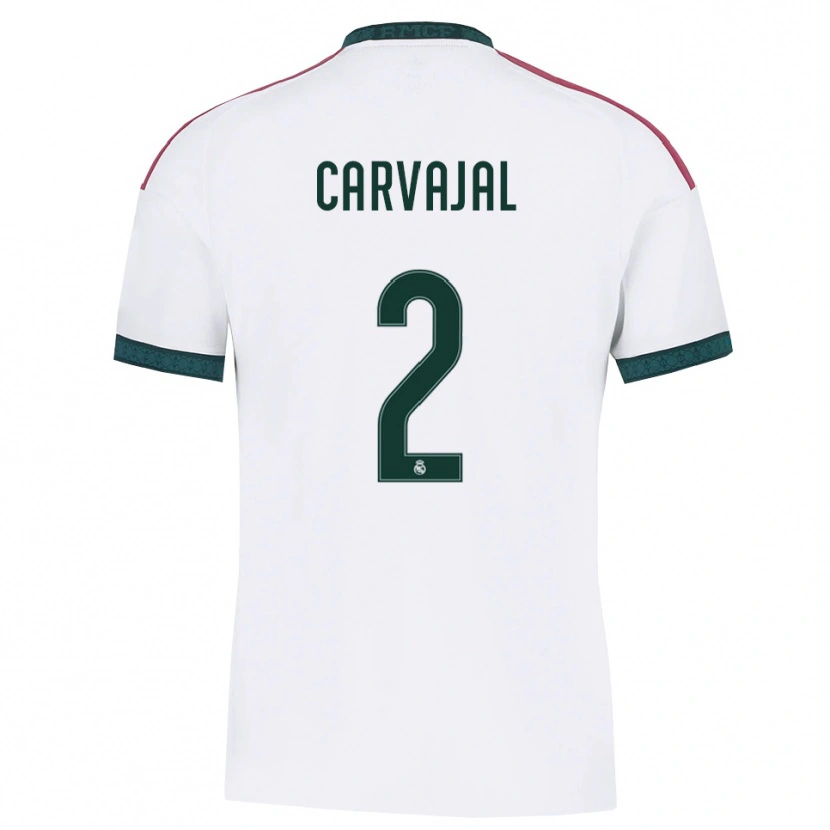 Danxen Women Daniel Carvajal #2 Dark Green White Red Home Jersey 2026/27 T-Shirt