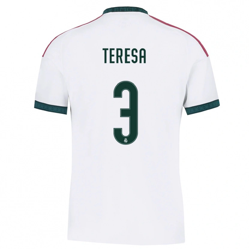 Danxen Women Teresa Abelleira #3 Dark Green White Red Home Jersey 2026/27 T-Shirt