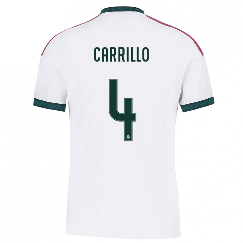 Danxen Women Alvaro Carrillo #4 Dark Green White Red Home Jersey 2026/27 T-Shirt